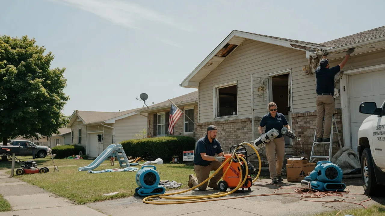 Water Damage Restoration in Templeton, IN near me